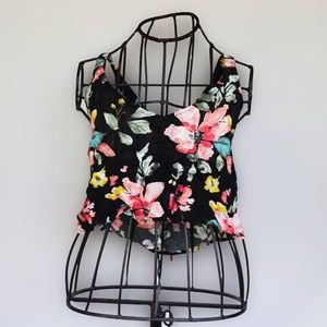 Floral crop top